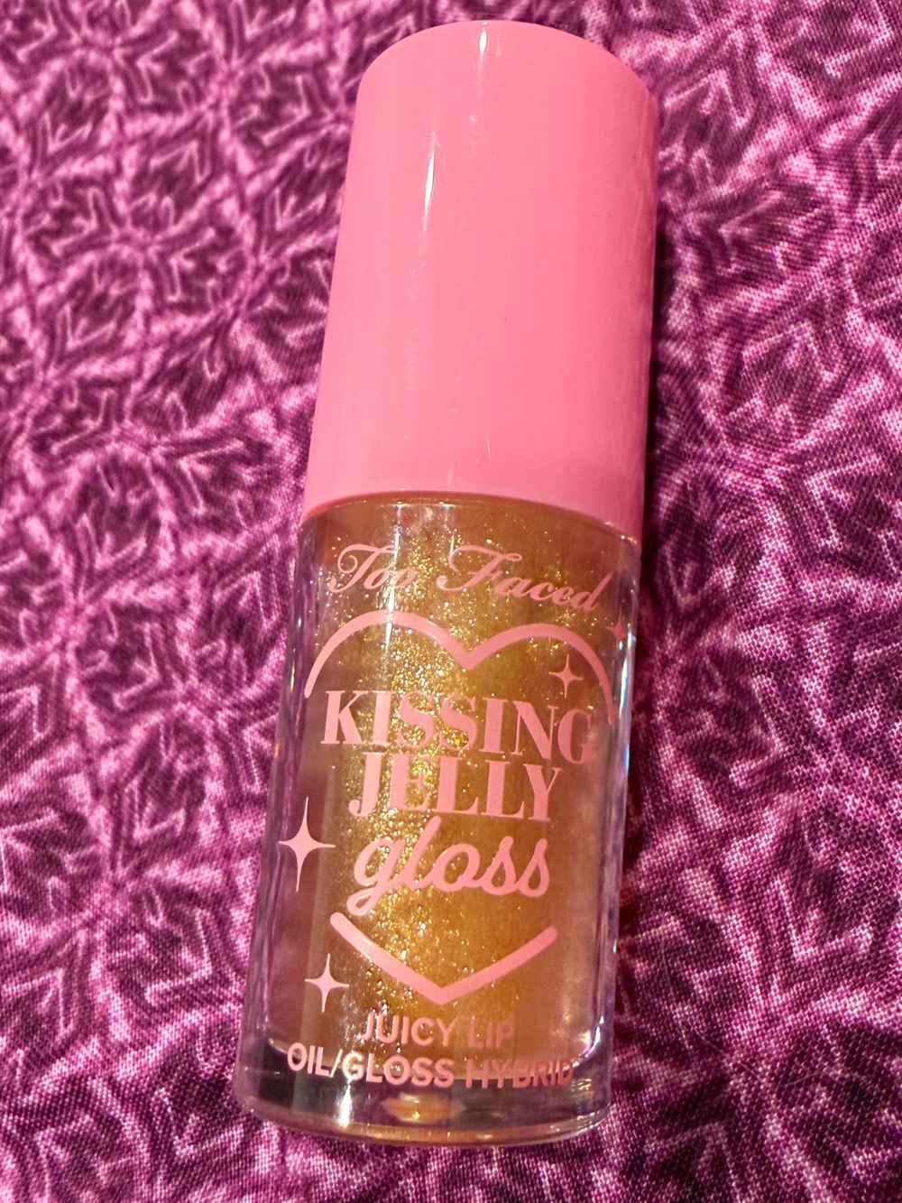*NEW*.15oz*Too Faced* Kissing Jelly Gloss in Pina Colada